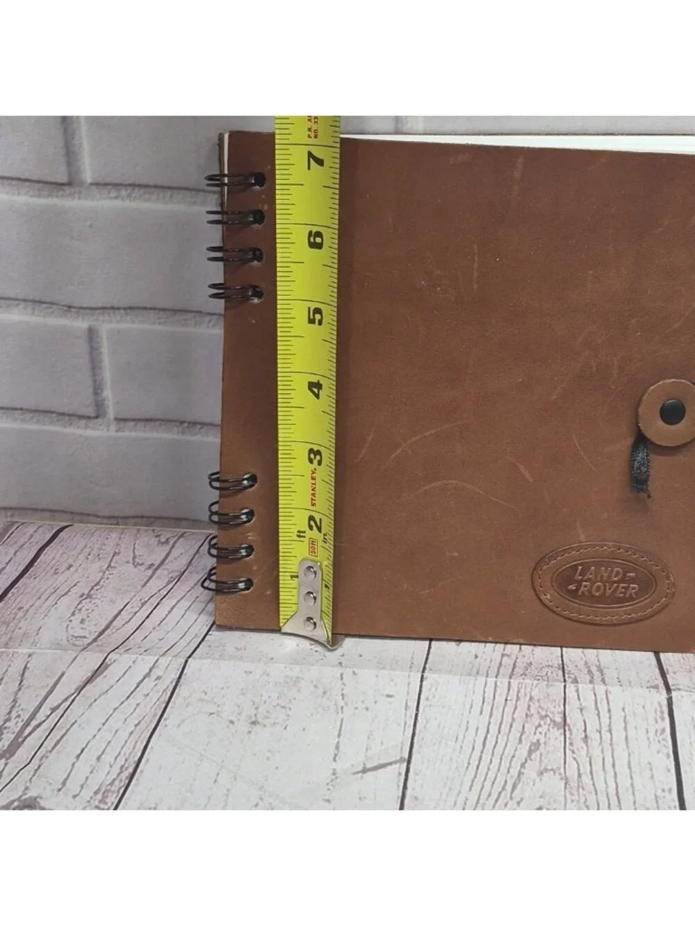 Land Rover Logo Leather Paper Blank Notebook-by Mulholland Brothers~Photo Mounts